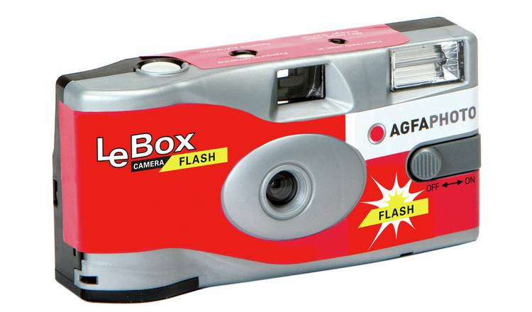 Agfa Le Box Flash Single Use Camera 400asa 27 exp