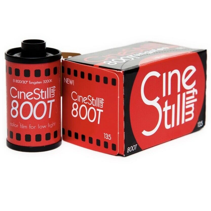 CineStill 800 Tungsten Xpro 135-36 Film (C-41 process)